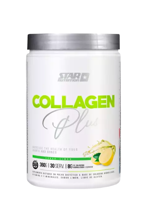 COLLAGEN PLUS sabor limon (360 gr) - STAR NUTRITION - comprar online