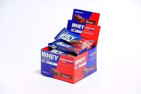 MINI WHEY PROTEIN BAR (12 UNIDADES x 46 GR) - MERVICK