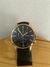 Reloj yagger con malla de cuero negro