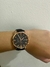 Reloj yagger con malla de cuero negro - comprar online