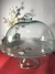 Boleira de Vidro Com Pé e tampa de Vidro Lírio Vitazza Ideal para bolos e Decorações Produto Original - Loja Dona Íris