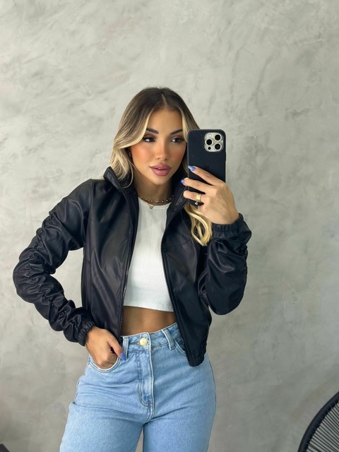 JAQUETA COURO LORENA