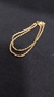 Imagem do Pulseira dourada cruzada corrente
