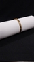 Bracelete italiano dourado redondo G na internet