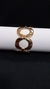 Pulseira dourada verniz italiano Maxi