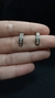Meia argola zirconia cristal borboleta - ST ACESSÓRIOS