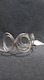Bracelete prata aros duplos - comprar online