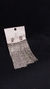 Brinco prata franjas strass com ponto de luz - comprar online