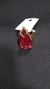 Anel dourado gota GG pink - loja online