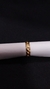 Anel dourado corrente groumet T18