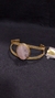 Imagem do Bracelete pedra oval rosa bebe G