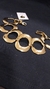 Pulseira dourada verniz italiano Maxi - loja online