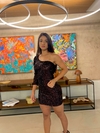 vestido paetê