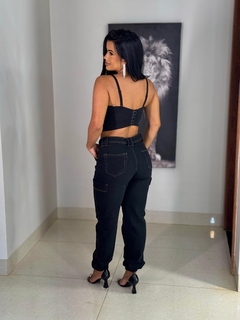 Cropped flor strass na internet