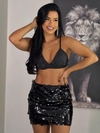 Cropped strass