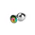 Plug Anal em Metal P com Pedra Vip Mix