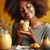 Imagen de Leche Dorada vegental a base de crema de coco, curcuma, fengibre, cardamomo, maca, canela y miel