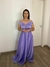 Vestido de Festa Rafaela Lilás Lavanda - Maria Alice - Vestidos