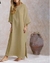 Vestido maxi longo feminino sólido algodão vintage plus size robe branco sexy - Rocha & Lopes