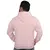 Moletom Rosa Masculino Feminino Capuz Canguru Liso Blusa de Frio Flanelada Casac