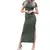 Vestido Longo Feminino Manga Curta - comprar online