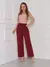 Imagem do Calça pantalona lisa casula da moda, blogueira