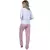 Pijama Longo Feminino Malha Adulto Calça e Blusa Duas Peças Inverno Roupa de D - comprar online