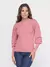 Blusa tricot feminina manga longa bufante social