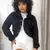 Casaco teddy feminino peluciado com botoes quentinha outono inverno - Rocha & Lopes