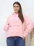 Moletom Liso com Pelúcia Casaco sem Zíper para Inverno e Outono - comprar online