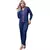 Pijama Blogueira Feminino Longo Aberto Blusa Com Botões e Calça Lisa Roupa de na internet