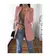 Terno casual slim fit feminino com pescoço polo, casaco temperado, moda europeia - comprar online