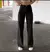 Calça jeans coreana ,estilo harajuku, tubo reto marrom - Rocha & Lopes