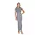 Vestido Longo Feminino Manga Curta