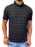 Camisa Polo Listrada Preta