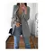 Terno casual slim fit feminino com pescoço polo, casaco temperado, moda europeia - loja online
