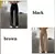 Calça jeans coreana ,estilo harajuku, tubo reto marrom - comprar online