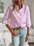 Elegante camisa de escritório feminina, manga comprida, conforto casual, social, moda - loja online