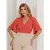 Blusa Cropped Decote V Manga Ampla Elegante - comprar online