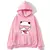 moletom Harajuku Casal Hoodies Bubu, homens e mulheres, pulôver Kawaii Cartoon na internet