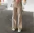 Calça jeans coreana ,estilo harajuku, tubo reto marrom na internet