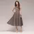 Vestido vintage feminino sem mangas com decote em o - loja online