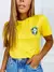 Camiseta Feminina Camiseta Babylook Brasil Seleção - comprar online