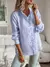 Elegante camisa de escritório feminina, manga comprida, conforto casual, social, moda - comprar online