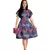 Kit 3 Vestido godê rodado estampado festa moda evangélica na internet