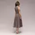 Vestido vintage feminino sem mangas com decote em o - loja online
