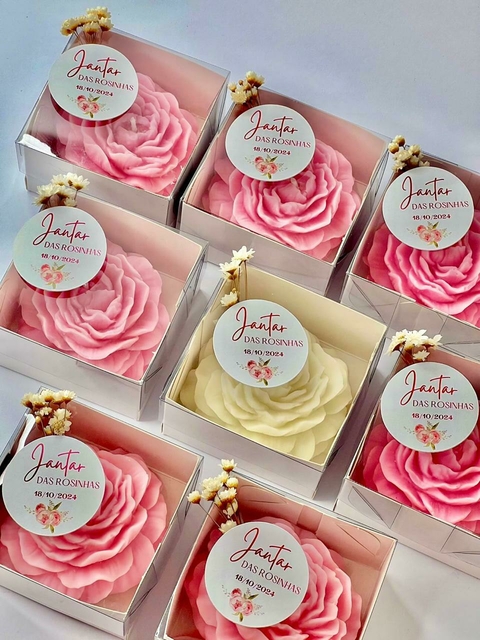 VELA PEÔNIA NA CAIXA - 10 unidades - comprar online