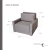 Poltrona Cama | Tecido Linho Deva ou safira | 1 lugar | Medida 102cm - loja online