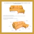 Sofá Chaise Rússia | Base de Madeira & Tecido acquablock Impermeável | Bipartido | 3 Lugares | Medida 180x160cm - loja online