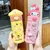 350ml sanrio hello kitty aço inoxidável 316 garrafa térmica kawaii kuromi cin